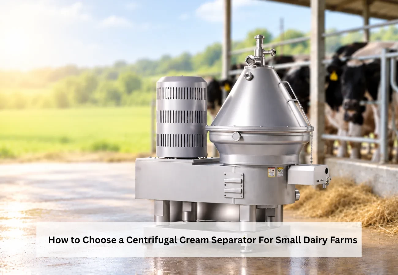 How to Choose a Centrifugal Cream Separator For Small Dairy Farms