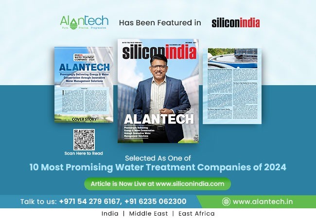 Alantech Named a Top 10 Water Treatment Company of 2024 by Silicon India!