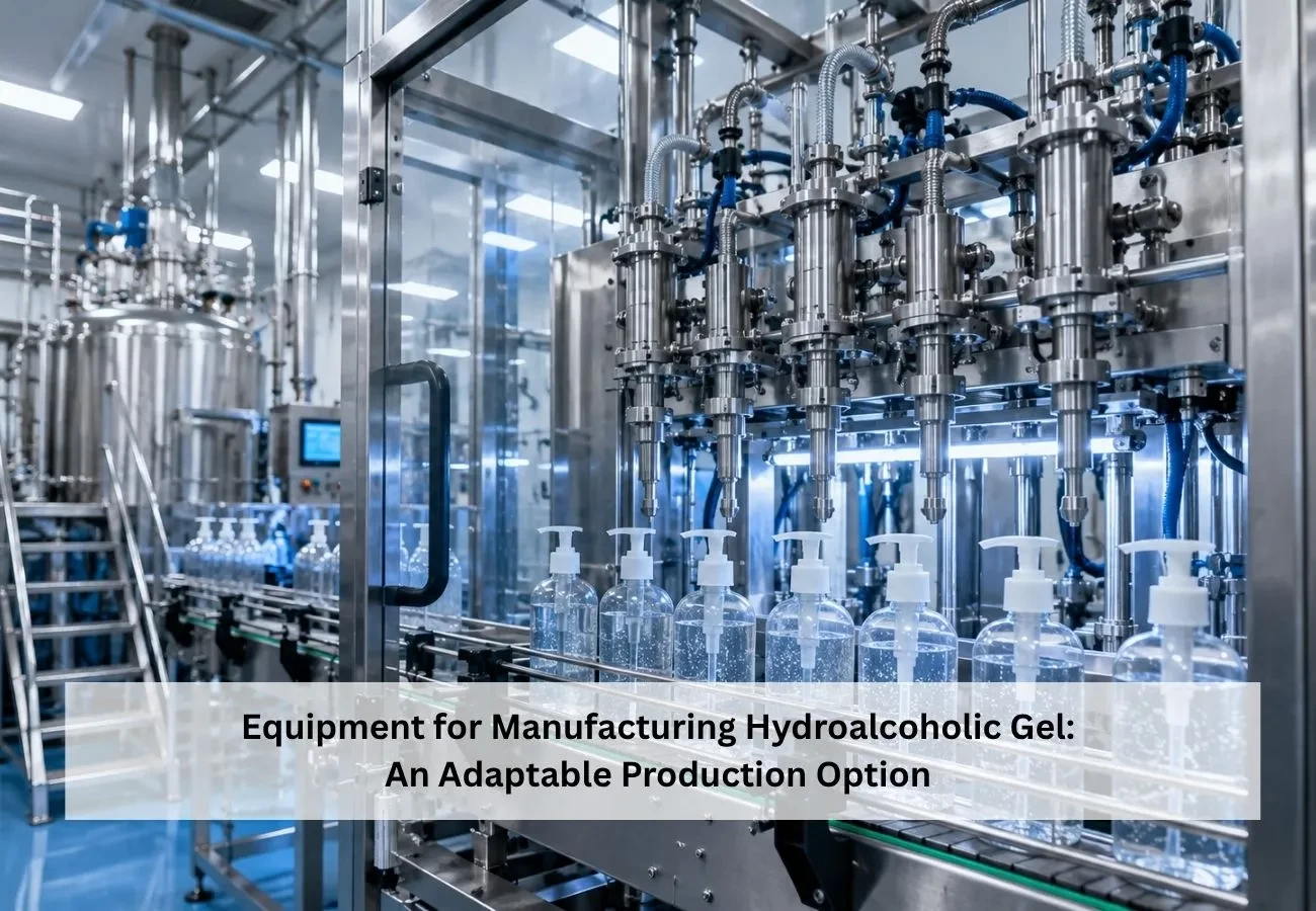 Equipment for Manufacturing Hydroalcoholic Gel: An Adaptable Production Option