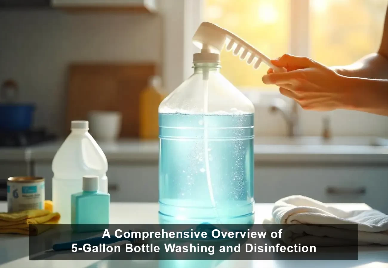 5-Gallon Bottle Washing and Disinfection