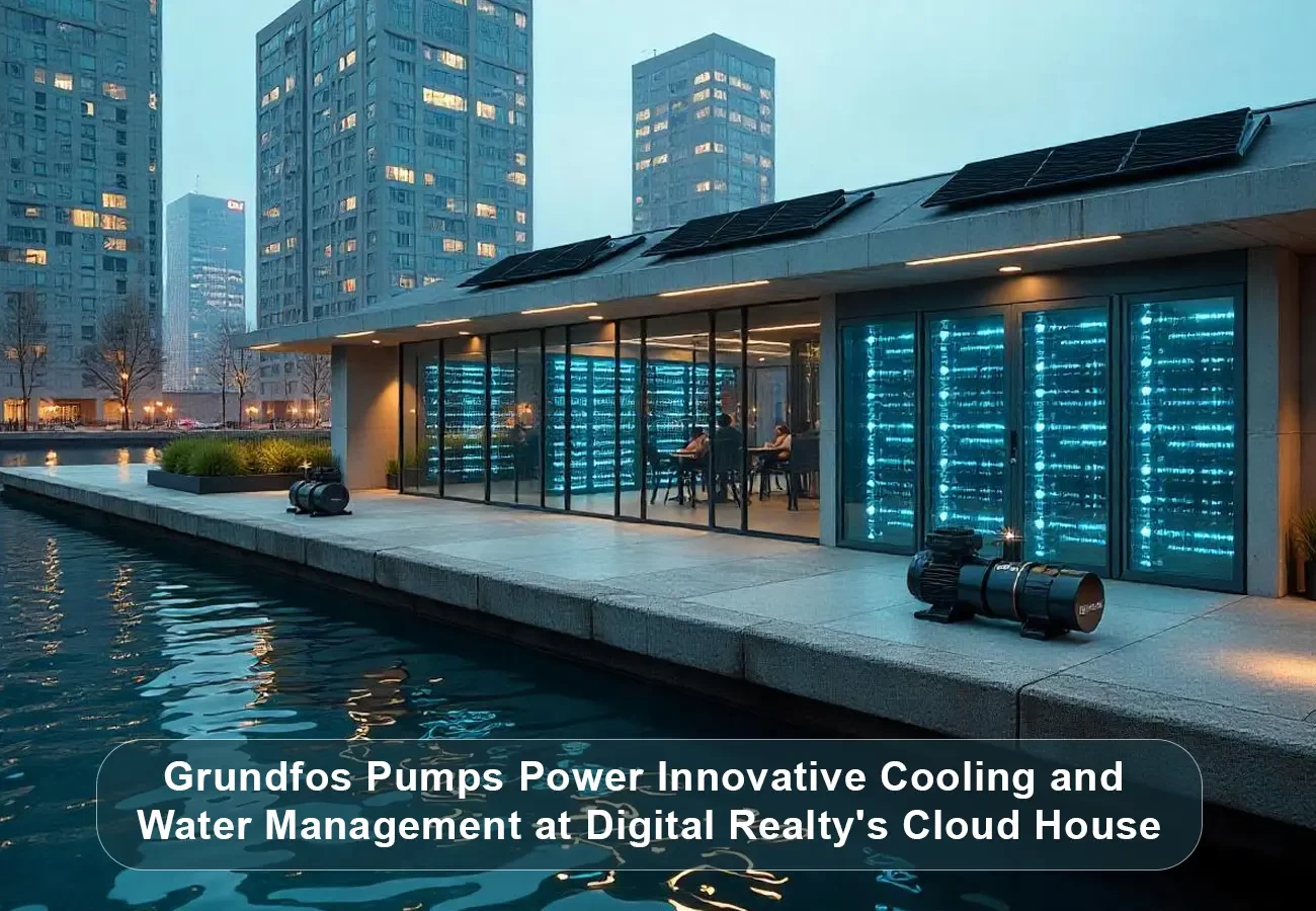 Grundfos Pumps Power Innovative Cooling and Water Management at Digital Realty's Cloud House