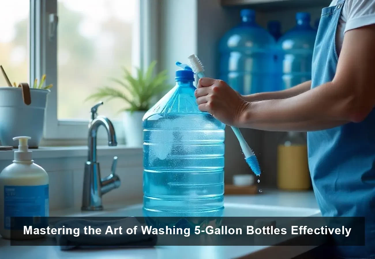 mastering 5 gallon bottle washing