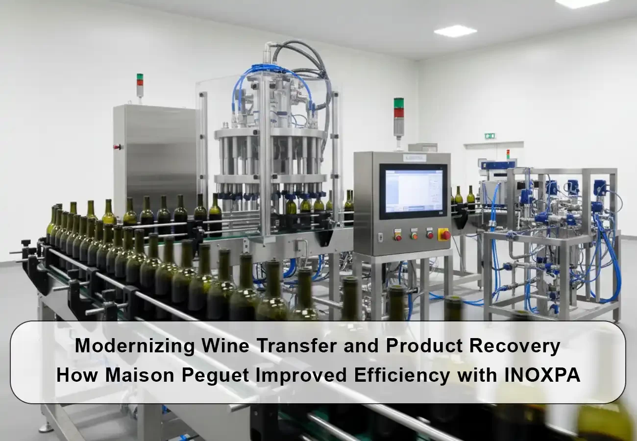 modernizing wine transfer maison peguet inoxpa