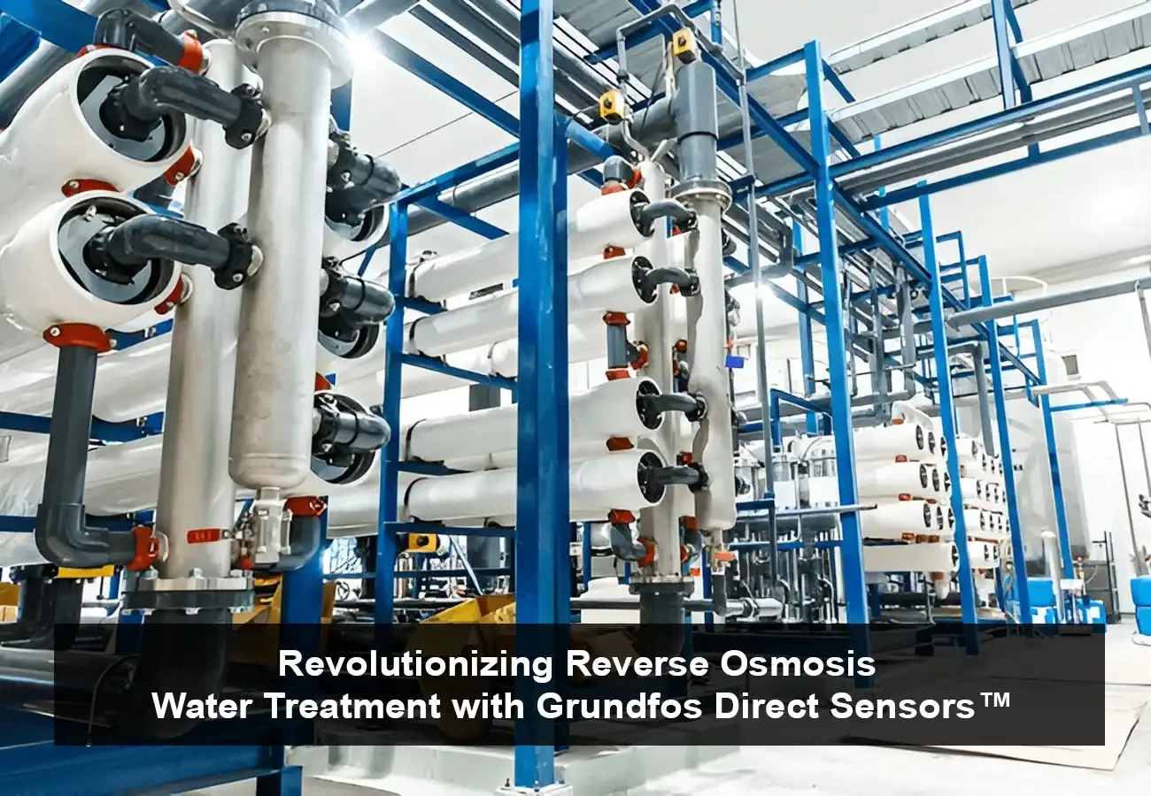 reverse osmosis treatment with Grundfos sensors