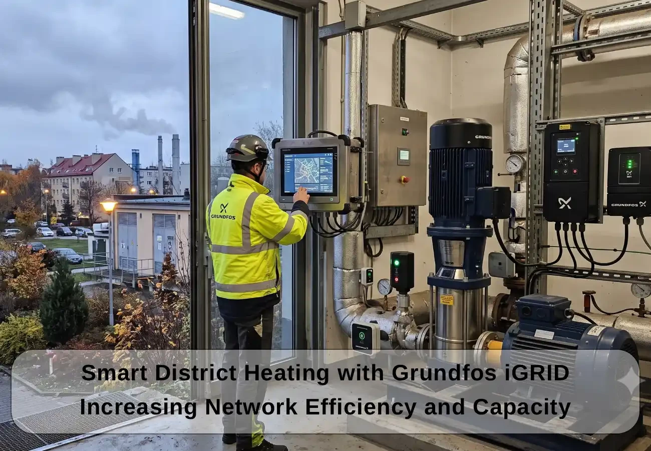 Smart District Heating with Grundfos iGRID Increasing Network Efficiency and Capacity