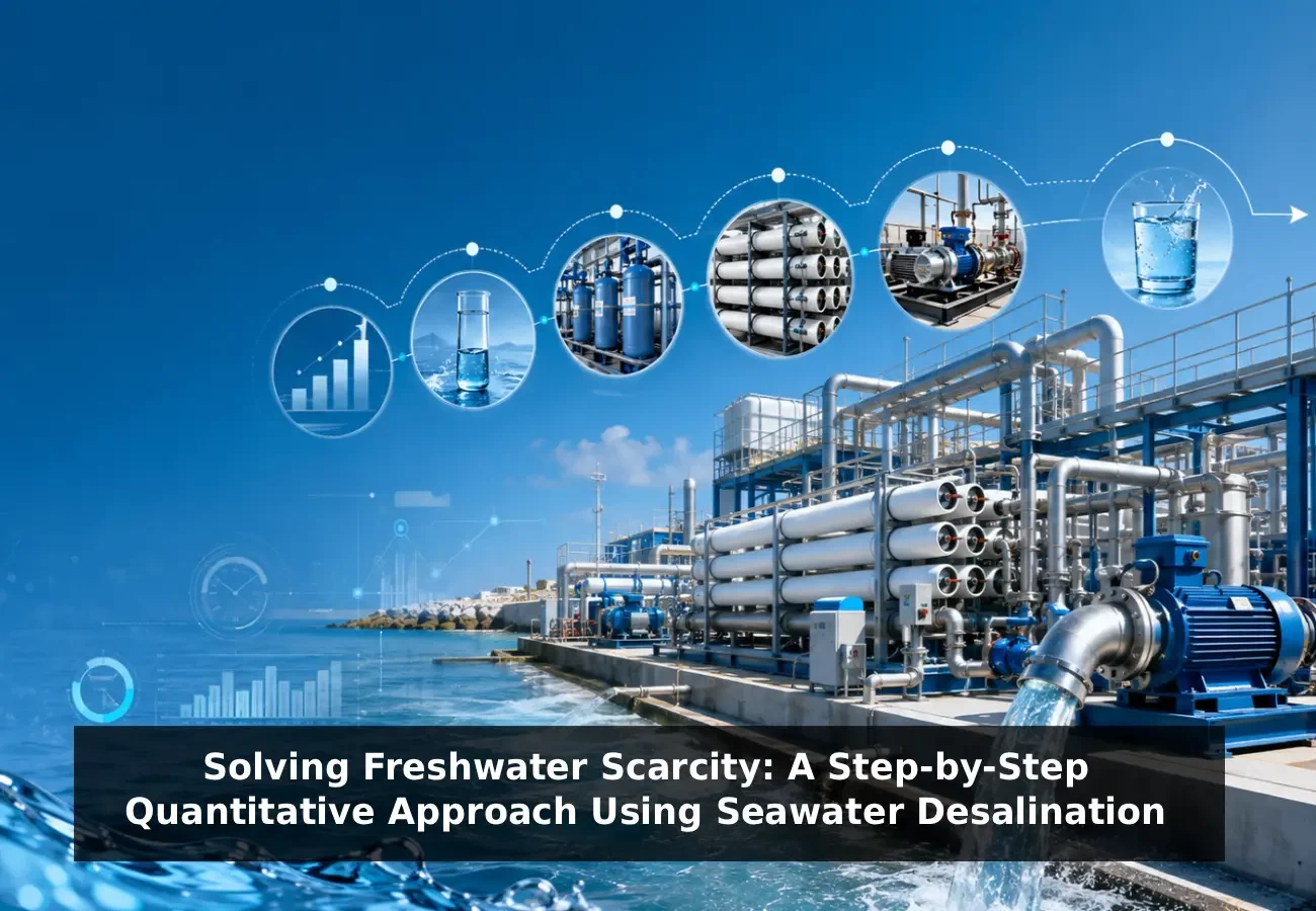 solving freshwater scarcity seawater desalination