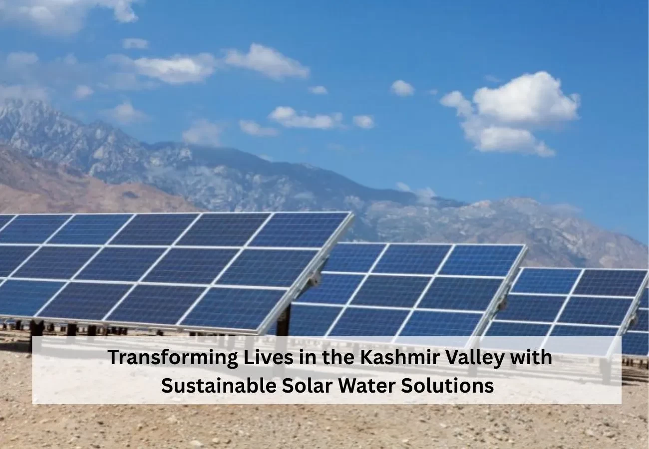 sustainable solar water solutions Kashmir valley